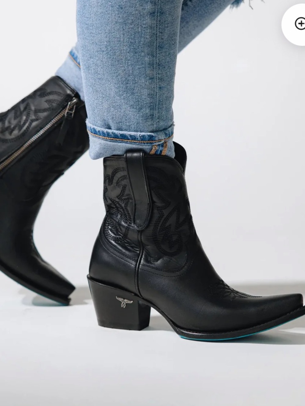 Lane Cowgirl Zip Shortie Boots Booties